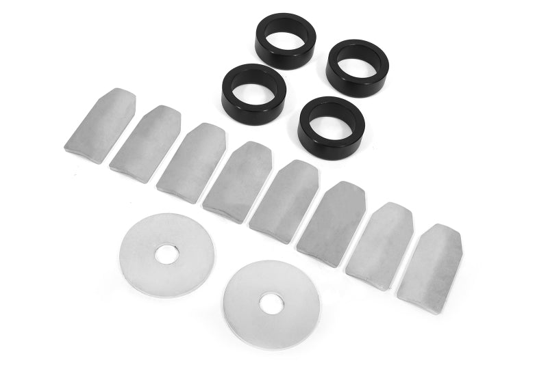 BMR Suspension black anodized differential lockout bushing kit for 2008-2018 Challenger, featuring durable bushings for vehicle performance.