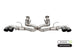 CORSA Performance Corsa 20-25 Corvette C8 3in Xtreme Cat-Back Exhaust with 4.5in black quad tips, includes stock AFM valve.