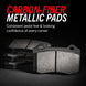 PowerStop rear track day brake pads for Cadillac ATS 2016-2019, high-performance racing brake pads visible in the image.