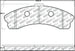 StopTech performance front brake pads for 2006-2009 Chevrolet Corvette Z06, high-performance brake pads for enhanced stopping power.