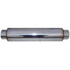 MBRP T304 stainless steel muffler with 4 inlet/outlet, 30-inch overall length, replacing all 30-inch mufflers, shown in image.