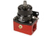 Aeromotive A1000 Carbureted Bypass Fuel Pressure Regulator with 2 ports, showing the compact metal body and inlet/outlet connections.