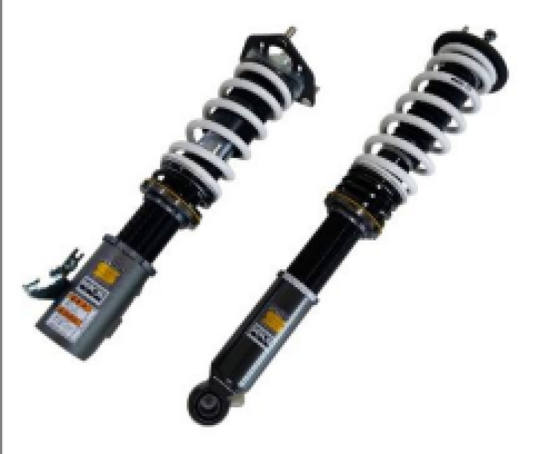 HKS HIPERMAX S coilover kit for Nissan S13 with F pillow, showing the assembled coilover suspension components.