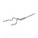 MBRP 6.2L Chevy Silverado 1500 catback exhaust system with dual rear exit and aluminized steel, designed for 2019 and newer models.