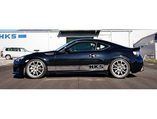 HKS Hipermax R coilovers for 2012-2021 Subaru FA20 engine, showing adjustable suspension components and coilover assembly.