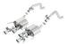 Borla catback exhaust system for 2014 Chevrolet Corvette C7 6.2L V8, rear section with dual mode NPP exhaust tips.