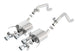Borla catback exhaust system for 2014 Chevrolet Corvette C7 6.2L V8, rear section with dual mode NPP exhaust tips.