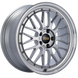BBS LM forged wheel 19x8.5 inches, 5x112 bolt pattern, diamond silver finish, with diamond cut lip and center, ET48 offset