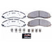 PowerStop front Z36 performance brake pads with hardware for 2017-2019 Ford F-450 Super Duty truck and tow applications.
