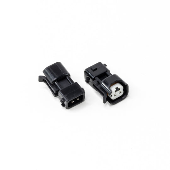 DeatschWerks USCAR to Honda OBD2/K-Series fuel injector connector adapter, PnP type for Honda engine applications.