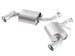 Borla axle back exhaust for 2016 Chevy Camaro 2.0L Turbo, rear section with polished tips and dual exhaust outlets.