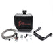 Snow Performance 2.5-gallon water tank upgrade with braided stainless steel lines, bracket, solenoid, hose, and fittings for reservoirs