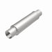 MagnaFlow Mag SS 4X4X14 3 muffler, stainless steel automotive exhaust component with visible inlet and outlet pipes.