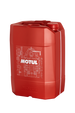 Motul Transmission GEAR 300 75W90 synthetic ester gear oil in a 20L orange jerry can, suitable for vehicle gear systems.
