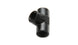Vibrant 3/8-inch NPT female pipe tee adapter fitting for plumbing and fluid systems, showcasing the threaded connections.