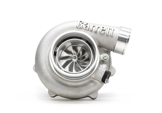 Garrett G35-1050 Super Core Reverse Rotation assembly with metallic components and detailed turbine blades.