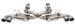 CORSA Performance Corsa 2020-25 Corvette C8 catback exhaust with 3-inch valved system and 4.5-inch quad tips, factory perf exhaust compatible