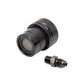 Snow Performance windshield washer reservoir bung with -4AN fitting and nipple for automotive fluid systems.