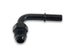 Vibrant 90-degree aluminum AN to male quick connect fitting with -8AN size and 0.375-inch barb for automotive or fluid transfer use