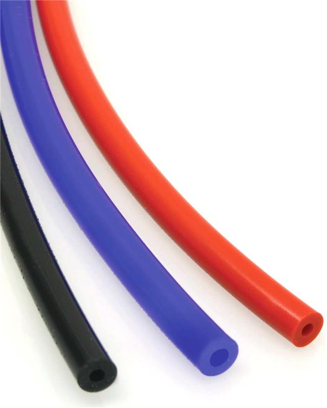 Black Turbosmart 3m reinforced 6mm vacuum hose pack showing flexible, durable hoses with reinforced texture for automotive use.