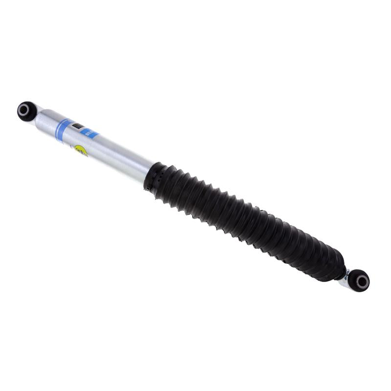 Bilstein 5100 Series rear 46mm monotube shock absorber for 2014 Chevy Silverado 1500 and GMC Sierra 1500 trucks.