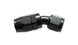 Vibrant -6AN AL 30 Degree Elbow Hose End Fitting showing metallic finish and precise threading for automotive or racing hoses.