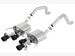 Borla axle back exhaust system for 2015+ Chevy Corvette C7 Z06 with black quad tips, ATAK design, without AFM, with NPP.