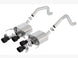Borla axle back exhaust system for 2015+ Chevy Corvette C7 Z06 with black quad tips, ATAK design, without AFM, with NPP.