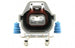 DeatschWerks fuel injector connector housing and pins for Sumitomo electrical re-pinning, showing detailed plastic housing and metal pins.