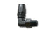 Vibrant male NPT 90 degree hose end fitting, -12AN to 3/4 NPT, metal fitting with red and black accents for automotive use
