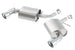 Borla axle back exhaust system for 2016 Chevy Camaro 2.0L Turbo, rear section with polished stainless steel tips.