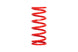 Eibach coilover spring for suspension system, showing a close-up of the black coil spring with metal coils and branding.