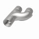 MagnaFlow Smooth Trans Y pipe, 2.50-inch stainless steel, 90-degree Y pipe for automotive exhaust systems, shown in the image.