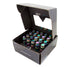 NRG 700 Series M12 x 1.5 steel lug nut set with dust cap covers, locks, and lock socket in neochrome finish.