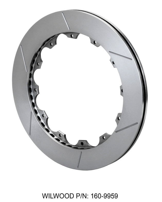 Wilwood GT48 vented iron brake rotor, 12.88 x 0.81 inches, 2-piece design for high-performance braking, right-hand side.
