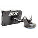 Nitrous Express Maximizer 5 handheld screen mount for nitrous controllers, shown attached to a vehicle dashboard.