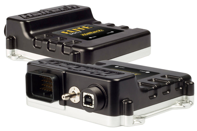 Haltech Elite 750 Basic Universal Wire-In Harness ECU Kit for programmers and tuners, with wiring harness and electronic components.