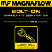 MagnaFlow direct fit catalytic converter for 2015 GMC Yukon XL V8 6.2L, showing the metal converter with inlet and outlet pipes.