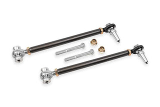 BMR Suspension black hammertone Chevrolet Camaro double adjustable front lower control arms with rod ends.