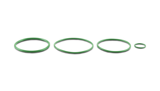 Vibrant replacement O-ring pack for oil cooler sandwich adapter, includes multiple vibrant-colored rubber O-rings for oil cooler fitting.