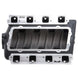 Edelbrock Victor EFI intake manifold for Eagle Chrysler 5.7L, 6.1L, 6.4L Gen III Hemi V8 engines, engine component with polished finish.