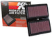 K&N Engineering drop-in air filter for 2015-2017 Audi A1 L3-1.0L F/l engine, showing the clean, reusable filter element.