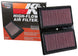 K&N Engineering drop-in air filter for 2015-2017 Audi A1 L3-1.0L F/l engine, showing the clean, reusable filter element.