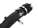 aFe BladeRunner black aluminum hot and cold charge pipe kit for Ford F-150 V6 2.7L intercooler system, front view with hoses