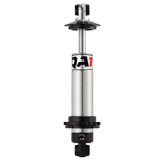 QA1 Ultra Ride Series shock absorber with rebound adjustment, bushing mount, 10.125 to 14 inches, aluminum construction.