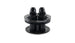 Vibrant 4-port oil catch can lid assembly for automotive oil catch cans, shown in a close-up view with multiple ports.