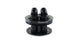 Vibrant 4-port oil catch can lid assembly for automotive oil catch cans, shown in a close-up view with multiple ports.