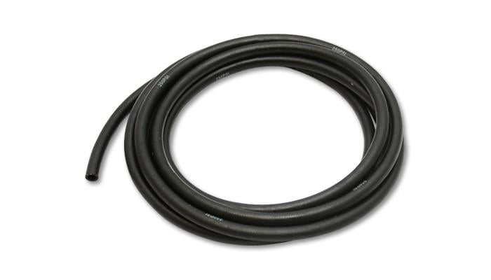 Vibrant 4AN flexible hose with 0.25-inch ID for push-on fittings, 20-foot roll, durable automotive or industrial fluid transfer hose