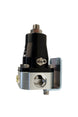 Aeromotive adjustable fuel pressure regulator with EFI bypass, featuring two -6 inlets and one -6 return line for automotive fuel systems.