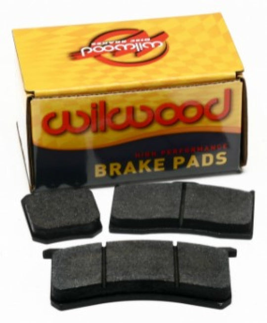 Wilwood BP-10 7816 Dynapro Radial NDL performance brake pads set, showing black friction material and mounting hardware.